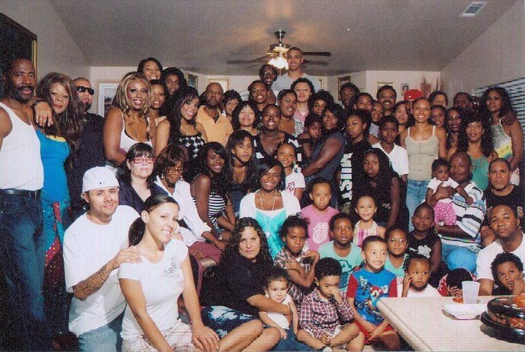 Large Photo of Gene Vann and his San Diego Family